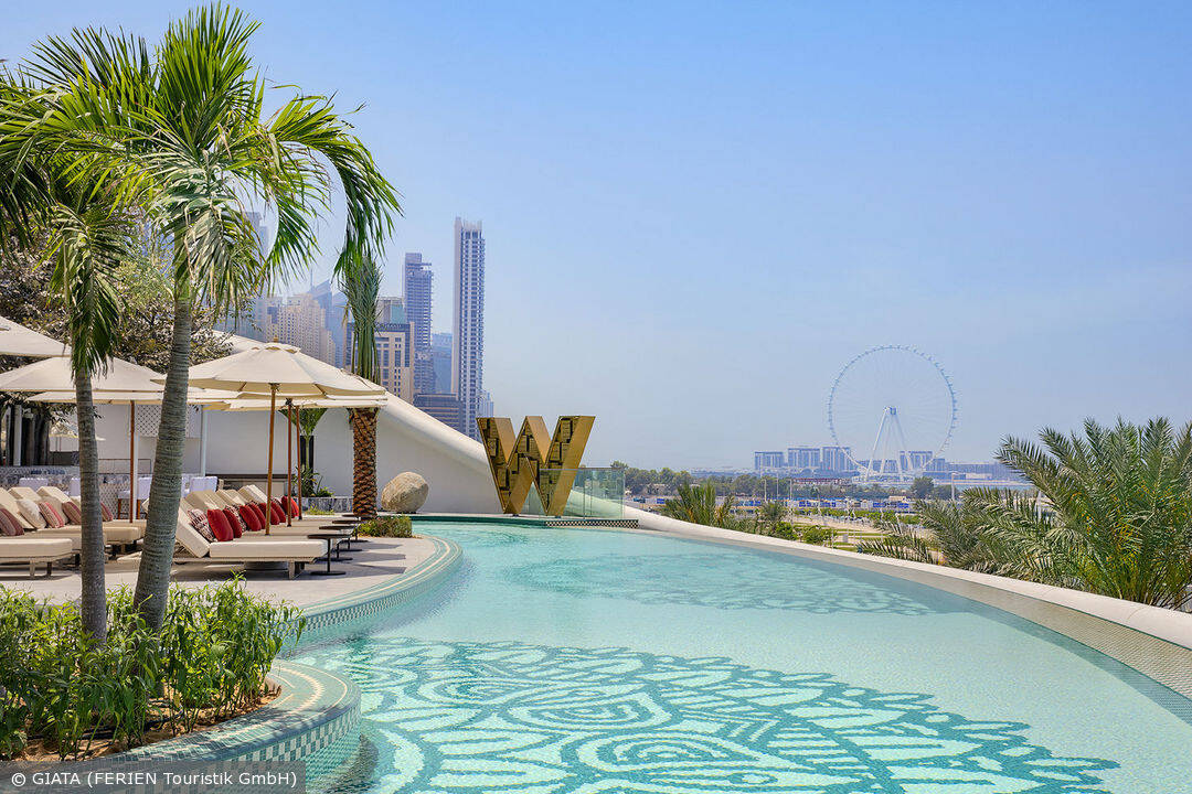 Cooles Luxus Hotel im Herzen von Dubai mit atemberaubendem Ausblick